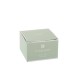 Vela perfumada excellent cristal verde menta-40u Alt. 9 cm