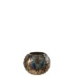 Photophore boule en verre multicouleur 11x11x9 cm Photophore boule en verre multicouleur 11x11x9 cm