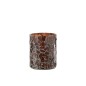 Photophore en verre marron 11x11x13.5 cm Photophore en verre marron 11x11x13.5 cm