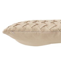 Coussin carré tissé en polyester menthe 43x43cm