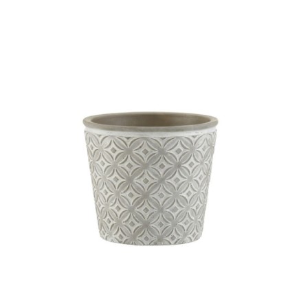 Cache-pot aux motifs oriental en céramique