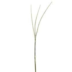 Plante artificielle preles en plastique blanc 119cm