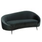 Divano a 2 posti in tessuto verde 180x85x79 cm Divano a 2 posti in tessuto verde 180x85x79 cm