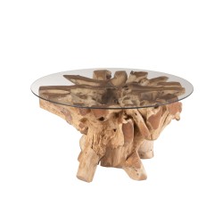 TABLE DE SALON RAOUL TECK NATUREL SMALL