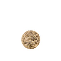 Boule coquillage en Pierre naturel 11.5x11.5x11.5 cm