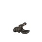 Hippopotame en résine Bronze 26.5x14x17 cm