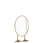 MIROIR SUR PATTES DE CANARD METAL/VERRE OR SMALL