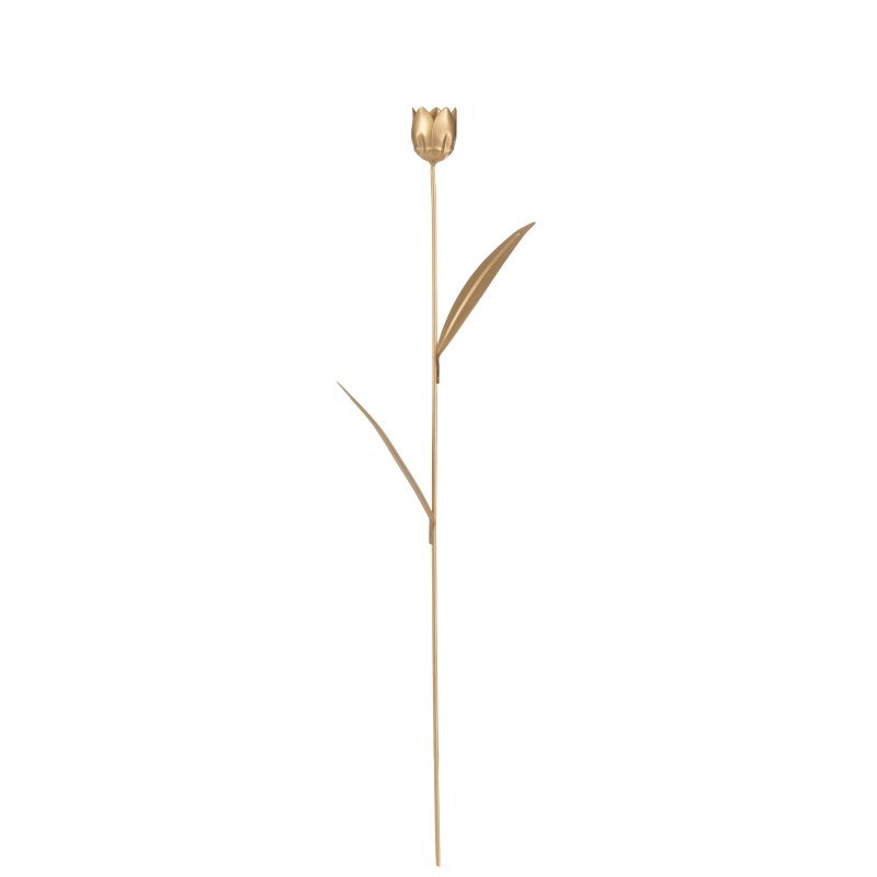 Tulipe artificielle en métal or 60.5x9x4 cm Tulipe artificielle en métal or 60.5x9x4 cm