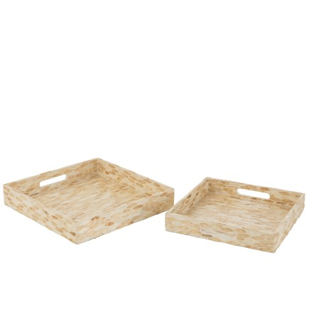 S/2 PLATEAU MOSAIQUE/MDF