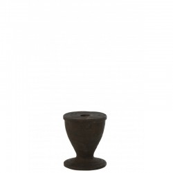 Chandelier en bois noir 12x12x15 cm
