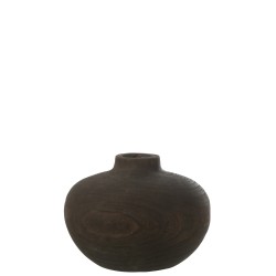 Vase en bois  23x23x18 cm