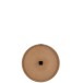 Horloge chiffres romains en bois blanc 58x5x58 cm