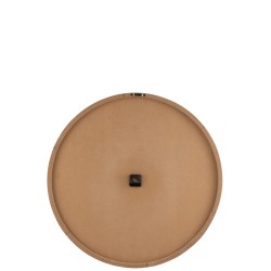 Reloj de números romanos de madera blanca de 82x5x82 cm