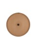 Reloj de números romanos de madera blanca de 82x5x82 cm