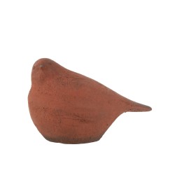 Oiseau en résine marron 39.5x23x24 cm