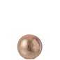 Boule led en verre rose 15x15x14 cm