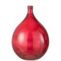 Jarrón de vidrio rojo 38 x 38 x 56 cm Jarrón de vidrio rojo 38 x 38 x 56 cm
