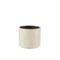 Cache-pot en céramique blanc 13x13x11 cm Cache-pot en céramique blanc 13x13x11 cm