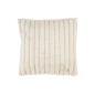 Coussin avec lignes en polyester crème 44x44cm Coussin avec lignes en polyester crème 44x44cm