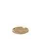 Plateau rond en aluminium or 29.5x29.5x2 cm Plateau rond en aluminium or 29.5x29.5x2 cm