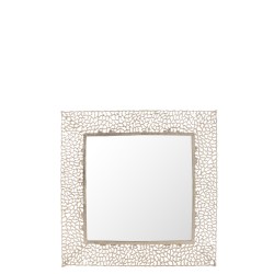 MIROIR CORAIL METAL CHAMPAGNE