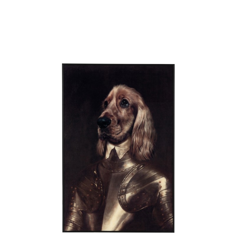 DEC MUR CHIEN VERRE/ALU BR
