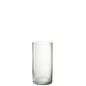 Vase cylindrique en verre transparent 15x15x30 cm