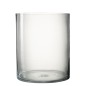 Vase cylindrique en verre transparent 25x25x30 cm Vase cylindrique en verre transparent 25x25x30 cm