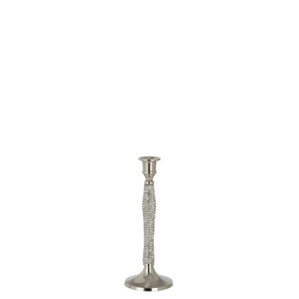 Chandelier en aluminium argent 10x10x27 cm