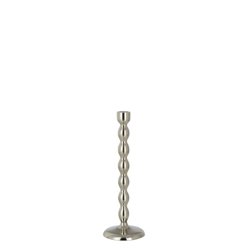 Chandelier en aluminium argent 10.5x10.5x31.5 cm