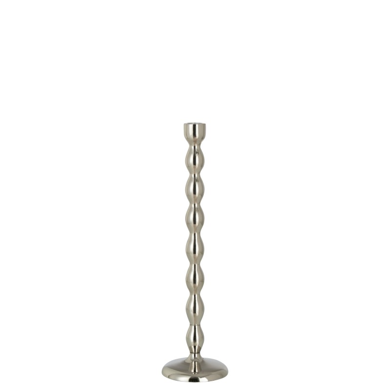 Chandelier en aluminium argent 10.5x10.5x40 cm