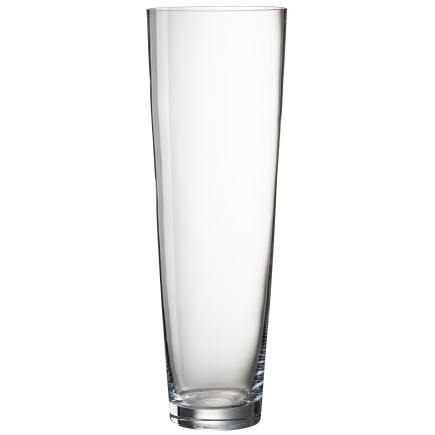 Vase en verre transparent 17.5*17.5*50 cm