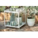 Eucalyptus artificiel dans pot en plastique vert 14x14x60 cm Eucalyptus artificiel dans pot en plastique vert 14x14x60 cm