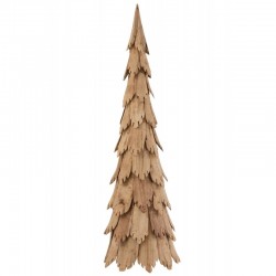 Sapin de Noël en bois naturel 120 cm