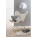 Housse de chaise butterfly blanc 97x81cm Housse de chaise butterfly blanc 97x81cm