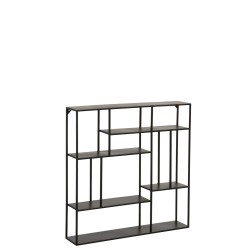 etagere murale 6niv met noir