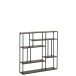 etagere murale 6niv met noir