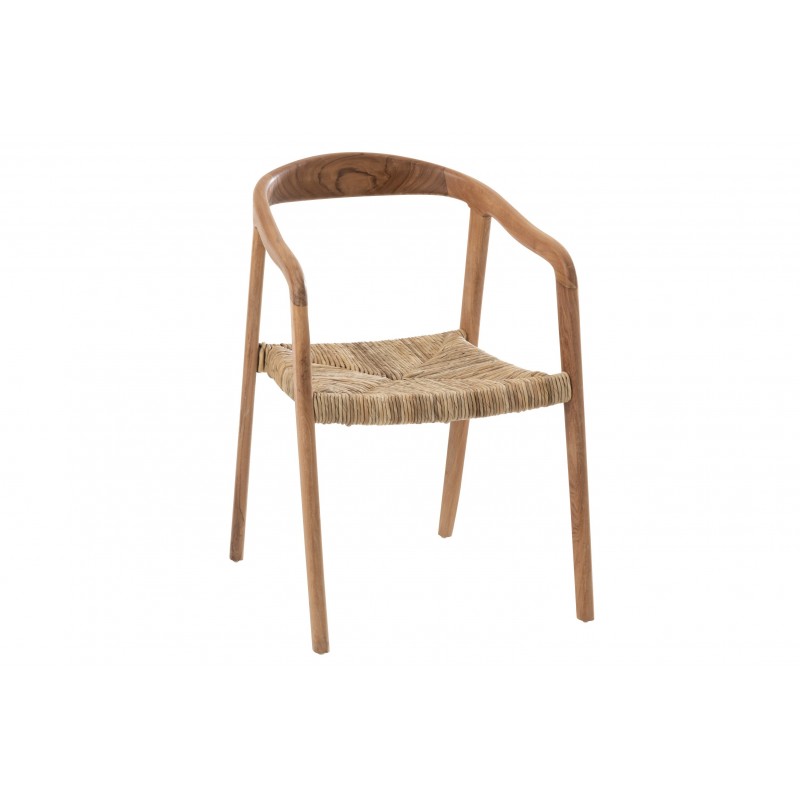 chaise ana bois teak brun