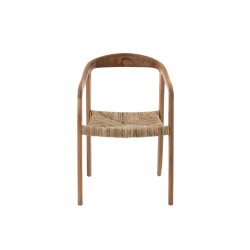 chaise ana bois teak brun