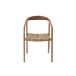 Chaise en bois naturel beige 60*53*74 cm Chaise en bois naturel beige 60*53*74 cm