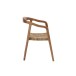 Chaise en bois naturel beige 60*53*74 cm Chaise en bois naturel beige 60*53*74 cm
