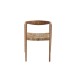 Chaise en bois naturel beige 60*53*74 cm Chaise en bois naturel beige 60*53*74 cm