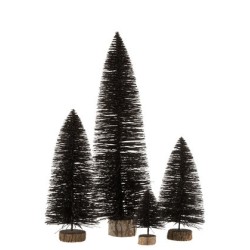 Árbol de Navidad decorativo de plástico 17x17x40 cm
