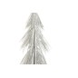Sapin de Noël décoratif en plastique argent 8x8x22 cm