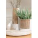 Vase rond en céramique blanc 12x12x29 cm Vase rond en céramique blanc 12x12x29 cm