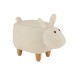 Chaise enfant mouton en bois crème 66x32x46 cm