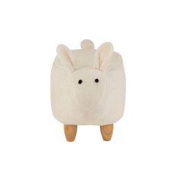 Chaise enfant mouton en bois crème 66x32x46 cm