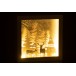 Marco 3 partes led invierno pvc/cristal plata Alt. 24