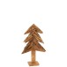 Árvore de Natal em pedaços de teca natural 40x14x80 cm