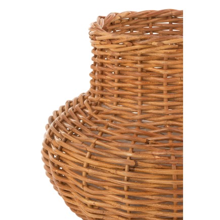 Panier en bois naturel 49x49x38 cm